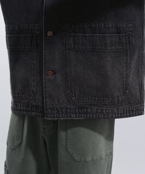 RED KAP（レッドキャップ）の「【RED KAP(レッドキャップ)】別注デニムカバーオール[セットアップ可]（カバーオール・メンズ・ブラック/ブルー・MEDIUM/LARGE）」の8枚目の写真