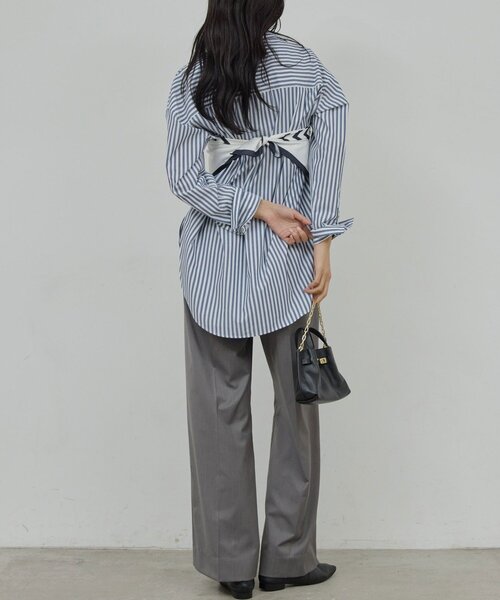 GALLARDAGALANTE（ガリャルダガランテ）の「【MANAKAコラボ】スカーフセットシャツ（シャツ/ブラウス・レディース・ブルー/サックスブルー・FREE）」の16枚目の写真