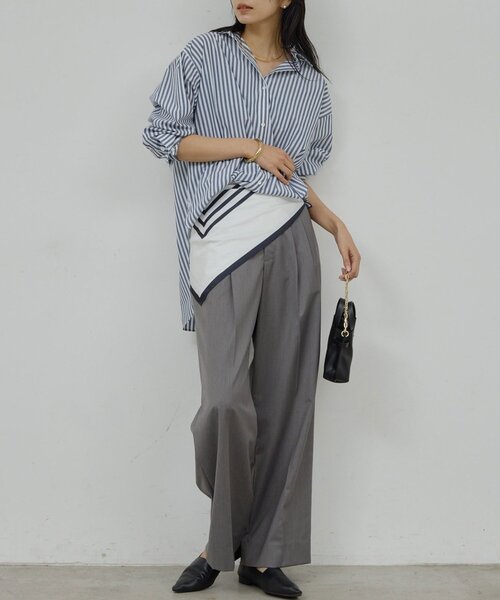 GALLARDAGALANTE（ガリャルダガランテ）の「【MANAKAコラボ】スカーフセットシャツ（シャツ/ブラウス・レディース・ブルー/サックスブルー・FREE）」の18枚目の写真