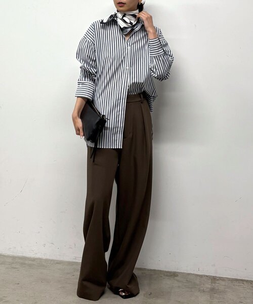 GALLARDAGALANTE（ガリャルダガランテ）の「【MANAKAコラボ】スカーフセットシャツ（シャツ/ブラウス・レディース・ブルー/サックスブルー・FREE）」の22枚目の写真