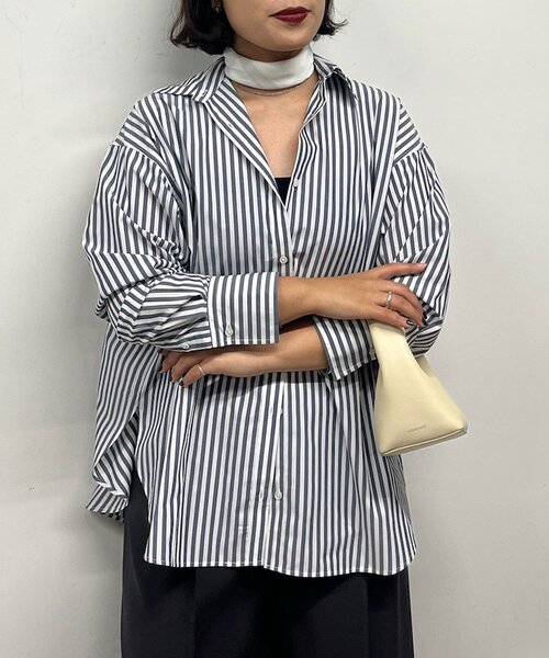 GALLARDAGALANTE（ガリャルダガランテ）の「【MANAKAコラボ】スカーフセットシャツ（シャツ/ブラウス・レディース・ブルー/サックスブルー・FREE）」の7枚目の写真