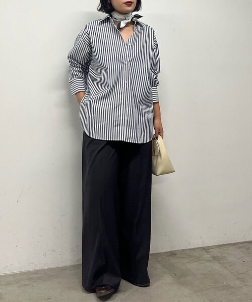 GALLARDAGALANTE（ガリャルダガランテ）の「【MANAKAコラボ】スカーフセットシャツ（シャツ/ブラウス・レディース・ブルー/サックスブルー・FREE）」の8枚目の写真