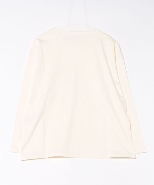 Doux archives（ドゥアルシーヴ）の「ナンバリングロンＴｅｅ（Tシャツ/カットソー・レディース・オフホワイト/サックスブルー/グレイッシュベージュ・FREE）」の4枚目の写真