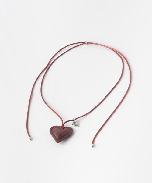 SMELLY（スメリー）の「ハートカラーコードネックレス（ネックレス・レディース・レッド・-）」の9枚目の写真
