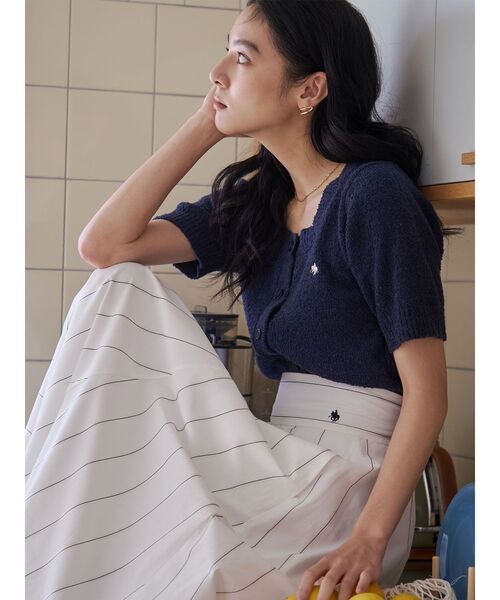 LAGUNAMOON（ラグナムーン）の「【POLO BCSコラボ】ボリュームマキシサーキュラースカート（スカート・レディース・ネイビー/ブルー/ホワイト・MEDIUM/SMALL）」の14枚目の写真