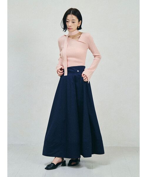 LAGUNAMOON（ラグナムーン）の「【POLO BCSコラボ】ボリュームマキシサーキュラースカート（スカート・レディース・ネイビー/ブルー/ホワイト・MEDIUM/SMALL）」の21枚目の写真