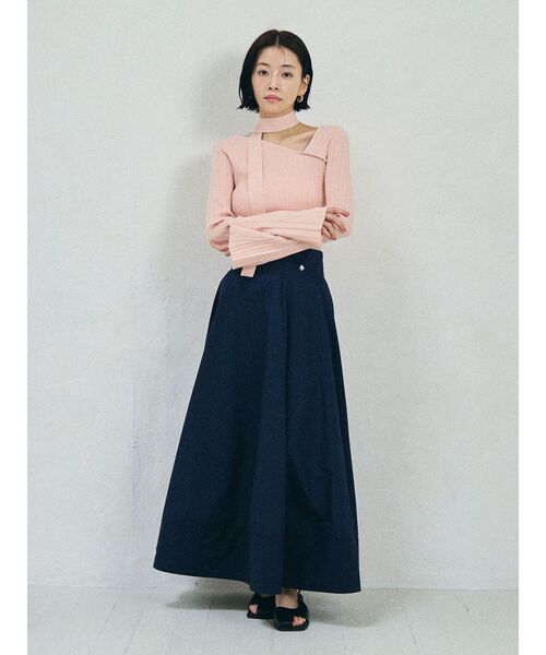 LAGUNAMOON（ラグナムーン）の「【POLO BCSコラボ】ボリュームマキシサーキュラースカート（スカート・レディース・ネイビー/ブルー/ホワイト・MEDIUM/SMALL）」の22枚目の写真