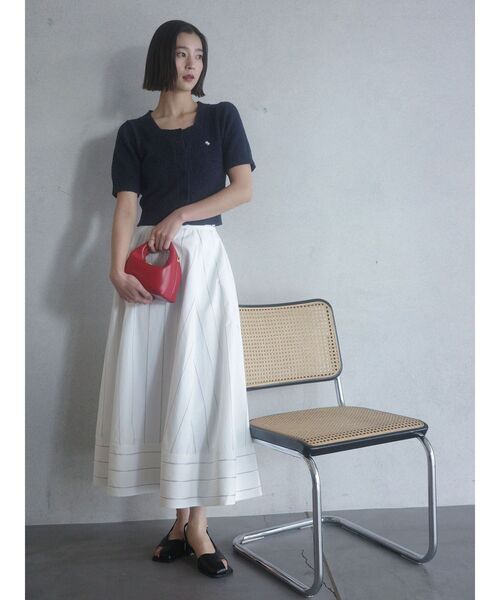 LAGUNAMOON（ラグナムーン）の「【POLO BCSコラボ】ボリュームマキシサーキュラースカート（スカート・レディース・ネイビー/ブルー/ホワイト・MEDIUM/SMALL）」の5枚目の写真