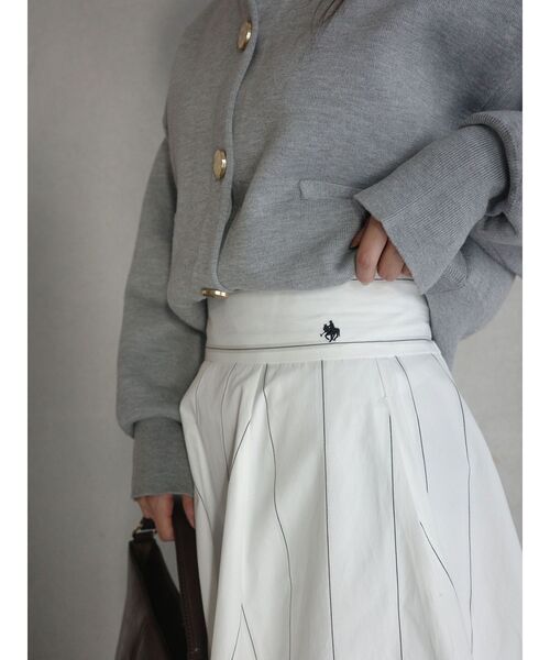 LAGUNAMOON（ラグナムーン）の「【POLO BCSコラボ】ボリュームマキシサーキュラースカート（スカート・レディース・ネイビー/ブルー/ホワイト・MEDIUM/SMALL）」の6枚目の写真