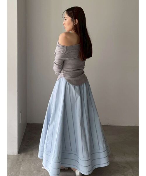 LAGUNAMOON（ラグナムーン）の「【POLO BCSコラボ】ボリュームマキシサーキュラースカート（スカート・レディース・ネイビー/ブルー/ホワイト・MEDIUM/SMALL）」の17枚目の写真