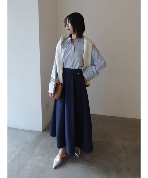 LAGUNAMOON（ラグナムーン）の「【POLO BCSコラボ】ボリュームマキシサーキュラースカート（スカート・レディース・ネイビー/ブルー/ホワイト・MEDIUM/SMALL）」の21枚目の写真