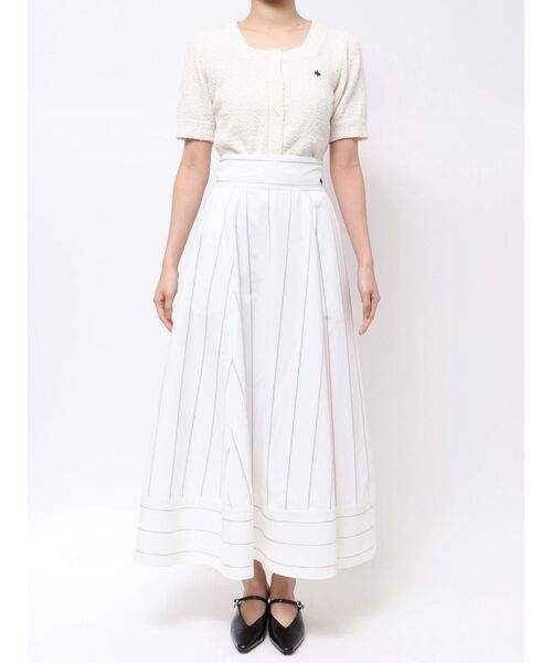 LAGUNAMOON（ラグナムーン）の「【POLO BCSコラボ】ボリュームマキシサーキュラースカート（スカート・レディース・ネイビー/ブルー/ホワイト・MEDIUM/SMALL）」の6枚目の写真