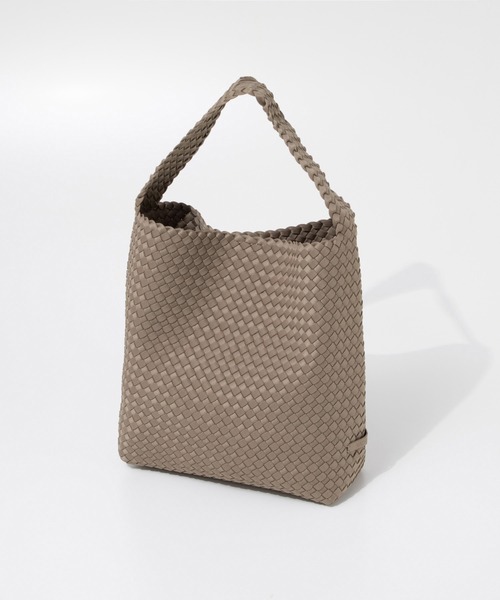 NAGHEDI（ナゲディ）の「NAGHEDI Nomad Medium Hobo ナケディ メッシュ ノマド ミディアム ホーボートートバッグ（トートバッグ・レディース・ベージュ/ブラック/クリーム・FREE）」の15枚目の写真