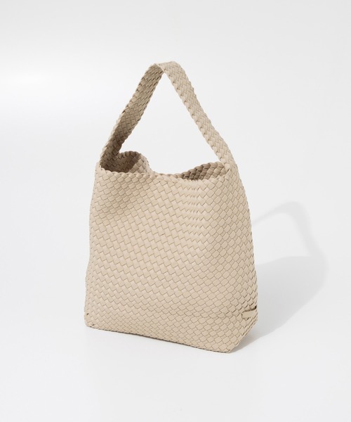 NAGHEDI（ナゲディ）の「NAGHEDI Nomad Medium Hobo ナケディ メッシュ ノマド ミディアム ホーボートートバッグ（トートバッグ・レディース・ベージュ/ブラック/クリーム・FREE）」の17枚目の写真