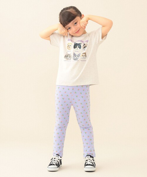 BEAMS mini(ビームスミニ)の「いぬ ねこ Tシャツ 2026SS(90~140cm)(Tシャツ/カットソー・キッズ・ネイビー/ナチュラル・140/130/120/110/100/90)」の5枚目の写真