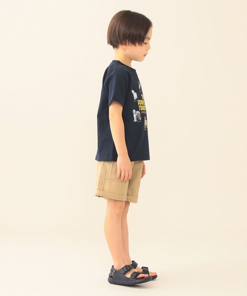 BEAMS mini(ビームスミニ)の「いぬ ねこ Tシャツ 2026SS(90~140cm)(Tシャツ/カットソー・キッズ・ネイビー/ナチュラル・140/130/120/110/100/90)」の8枚目の写真