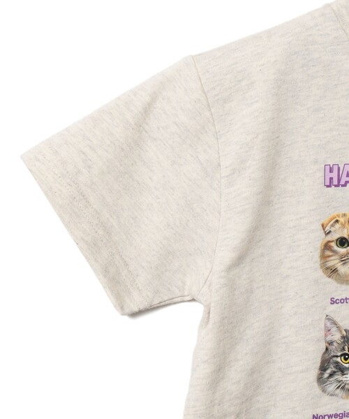 BEAMS mini(ビームスミニ)の「いぬ ねこ Tシャツ 2026SS(90~140cm)(Tシャツ/カットソー・キッズ・ネイビー/ナチュラル・140/130/120/110/100/90)」の11枚目の写真