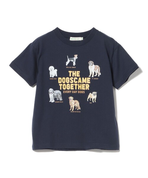 BEAMS mini(ビームスミニ)の「いぬ ねこ Tシャツ 2026SS(90~140cm)(Tシャツ/カットソー・キッズ・ネイビー/ナチュラル・140/130/120/110/100/90)」の22枚目の写真