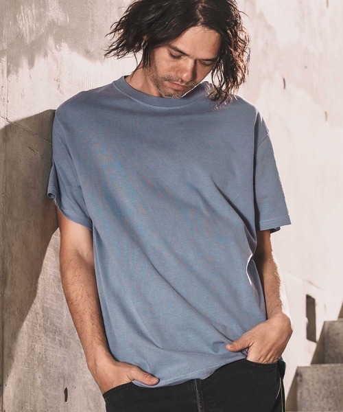 WONDER WALL MOTEL(ワンダーウォールモーテル)の「mt10153-VINTAGE WASH S-SL T Tシャツ(26SSCT007)(Tシャツ/カットソー・メンズ・ネイビー/グレー/ブラック/ホワイト・XL/L/M)」の4枚目の写真