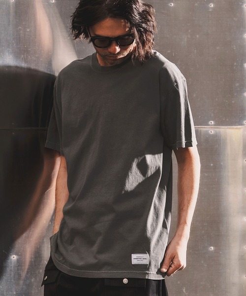 WONDER WALL MOTEL(ワンダーウォールモーテル)の「mt10153-VINTAGE WASH S-SL T Tシャツ(26SSCT007)(Tシャツ/カットソー・メンズ・ネイビー/グレー/ブラック/ホワイト・XL/L/M)」の2枚目の写真
