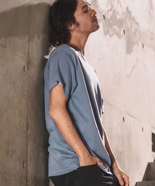 WONDER WALL MOTEL(ワンダーウォールモーテル)の「mt10153-VINTAGE WASH S-SL T Tシャツ(26SSCT007)(Tシャツ/カットソー・メンズ・ネイビー/グレー/ブラック/ホワイト・XL/L/M)」の10枚目の写真