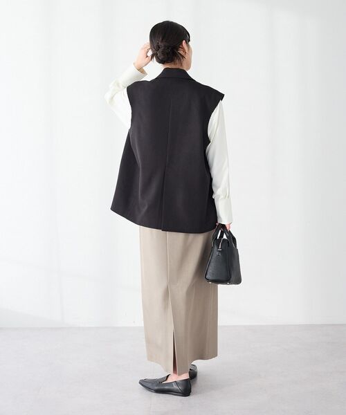 セール】＜セレモニー／ハレの日＞カットアウトデザインテーラードジレ