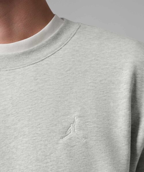 JORDAN BRAND(ジョーダンブランド)の「ジョーダン ブルックリン フリース メンズ クルーネック スウェットシャツ / Jordan Brooklyn Fleece Men's Crew-Neck Sweatshirt FV7295-050 Grey Heather(スウェット・メンズ・霜降りグレー・XL/S/2XL/L/M)」の11枚目の写真