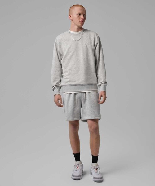 JORDAN BRAND(ジョーダンブランド)の「ジョーダン ブルックリン フリース メンズ クルーネック スウェットシャツ / Jordan Brooklyn Fleece Men's Crew-Neck Sweatshirt FV7295-050 Grey Heather(スウェット・メンズ・霜降りグレー・XL/S/2XL/L/M)」の12枚目の写真