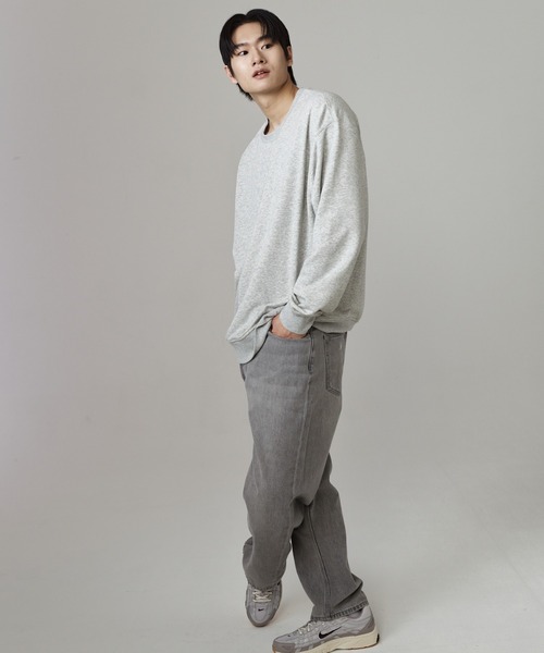 JORDAN BRAND(ジョーダンブランド)の「ジョーダン ブルックリン フリース メンズ クルーネック スウェットシャツ / Jordan Brooklyn Fleece Men's Crew-Neck Sweatshirt FV7295-050 Grey Heather(スウェット・メンズ・霜降りグレー・XL/S/2XL/L/M)」の4枚目の写真