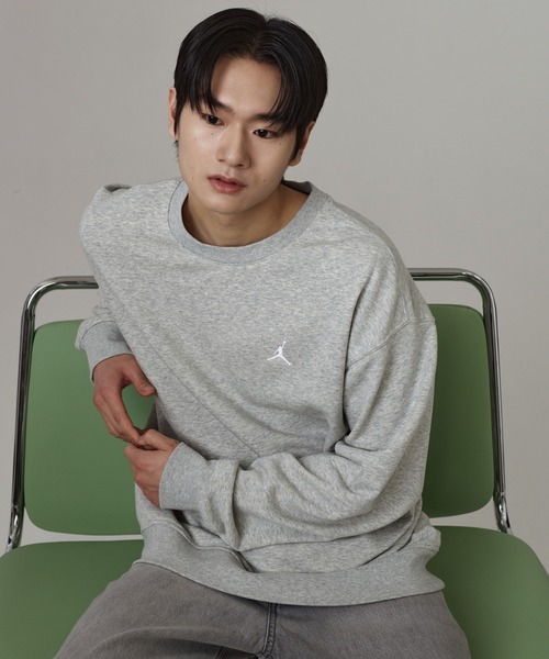 JORDAN BRAND(ジョーダンブランド)の「ジョーダン ブルックリン フリース メンズ クルーネック スウェットシャツ / Jordan Brooklyn Fleece Men's Crew-Neck Sweatshirt FV7295-050 Grey Heather(スウェット・メンズ・霜降りグレー・XL/S/2XL/L/M)」の7枚目の写真