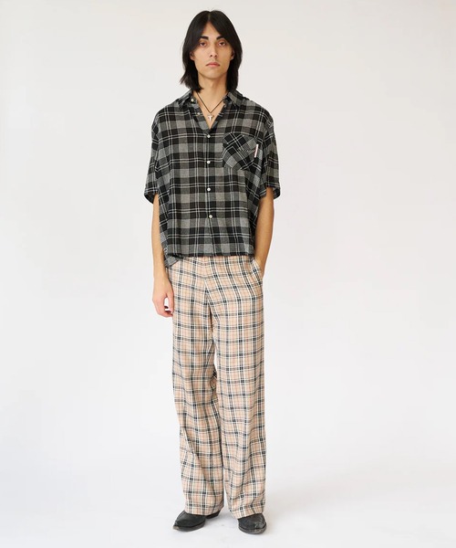 Stockholm Surfboard Club(ストックホルムサーフボードクラブ)の「Stockholm Surfboard Club/ストックホルムサーフボードクラブ テーラードブーツカット Checked Tailored Bootcut Trousers(その他パンツ・メンズ・チェック・46/48)」の7枚目の写真
