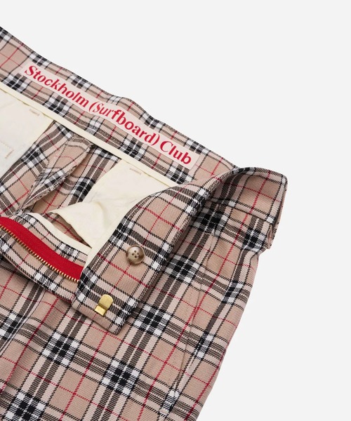Stockholm Surfboard Club(ストックホルムサーフボードクラブ)の「Stockholm Surfboard Club/ストックホルムサーフボードクラブ テーラードブーツカット Checked Tailored Bootcut Trousers(その他パンツ・メンズ・チェック・46/48)」の5枚目の写真