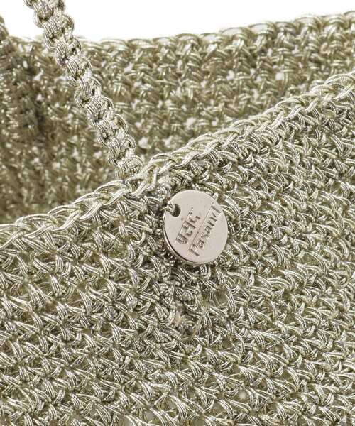 NE QUITTEZ PAS!（ヌキテパ）の「ne Quittez pas（ヌキテパ）METALLIC MACRAME BIG BAG（トートバッグ・レディース・シルバー・00）」の8枚目の写真
