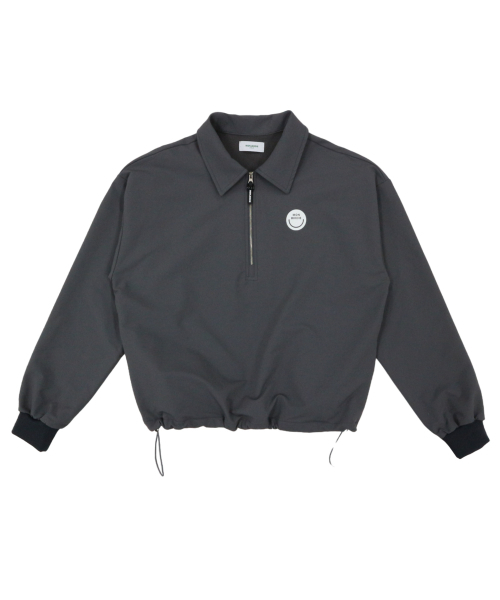 MONBIRDIE GOLF(モンバーディーゴルフ)の「防風ナイロン長袖アノラック D.GREY(Tシャツ/カットソー・レディース・ダークグレー・FREE)」の2枚目の写真
