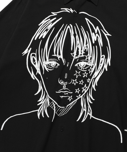 NICE GHOST CLUB（ナイスゴーストクラブ）の「FFATS GIRL OXFORD BIG BIG SHIRT_BLACK(NG2ESUW301A)（シャツ/ブラウス・レディース・ブラック・L/S/M）」の7枚目の写真