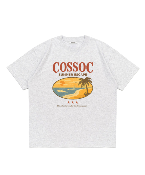 COSO(コソ)の「サマーエスケープ 半袖Tシャツ (ブラック)(Tシャツ/カットソー・レディース・ブラック・S/M/L)」の2枚目の写真