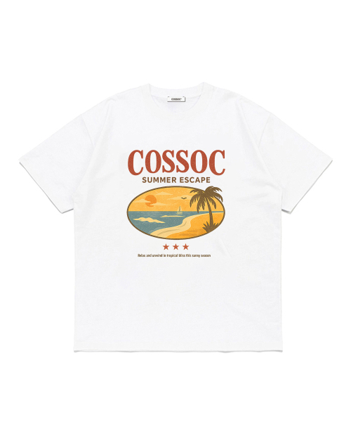 COSO(コソ)の「サマーエスケープ 半袖Tシャツ (ブラック)(Tシャツ/カットソー・レディース・ブラック・S/M/L)」の3枚目の写真