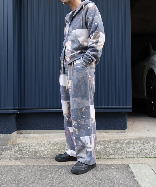 many men many mind（メニーメンメニーマインド）の「MANYMENMANYMINDS / グラフィックイージーパンツ（スウェットパンツ・メンズ・ベージュ/グリーン/ブラウン・X-LARGE/LARGE/MEDIUM）」の7枚目の写真