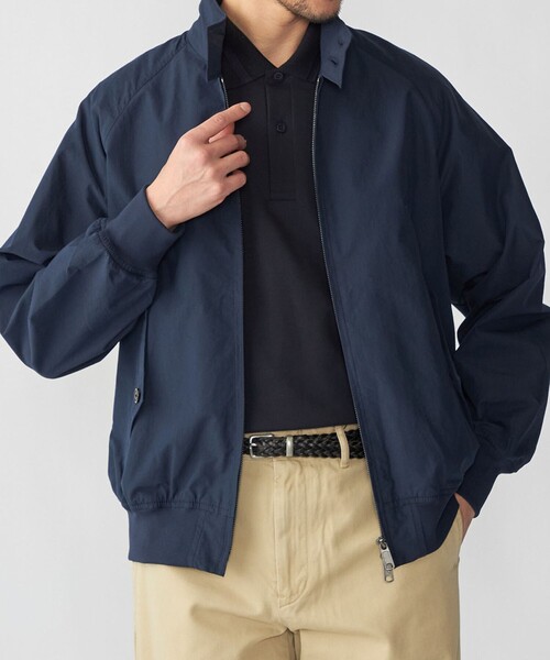 BARACUTA（バラクータ）の「【SHIPS別注】BARACUTA: G9 コットンナイロン（ブルゾン・メンズ・ベージュ/ネイビー・40/38/42）」の2枚目の写真