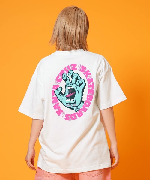 SANTA CRUZ(サンタクルーズ)の「SANTACRUZ/サンタクルーズ 半袖 Tシャツ レディース SCREAM S/S TEE ムラサキ限定 502262433(Tシャツ/カットソー・レディース・ラベンダー/ホワイト/ブラック/イエロー・L/XL/M)」の6枚目の写真