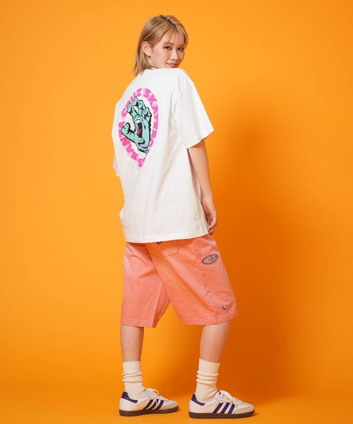 SANTA CRUZ(サンタクルーズ)の「SANTACRUZ/サンタクルーズ 半袖 Tシャツ レディース SCREAM S/S TEE ムラサキ限定 502262433(Tシャツ/カットソー・レディース・ラベンダー/ホワイト/ブラック/イエロー・L/XL/M)」の8枚目の写真