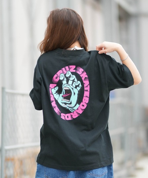 SANTA CRUZ(サンタクルーズ)の「SANTACRUZ/サンタクルーズ 半袖 Tシャツ レディース SCREAM S/S TEE ムラサキ限定 502262433(Tシャツ/カットソー・レディース・ラベンダー/ホワイト/ブラック/イエロー・L/XL/M)」の10枚目の写真