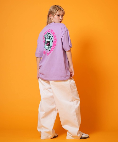SANTA CRUZ(サンタクルーズ)の「SANTACRUZ/サンタクルーズ 半袖 Tシャツ レディース SCREAM S/S TEE ムラサキ限定 502262433(Tシャツ/カットソー・レディース・ラベンダー/ホワイト/ブラック/イエロー・L/XL/M)」の16枚目の写真