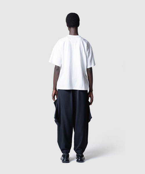 yoshiokubo（ヨシオクボ）の「yoshiokubo ヨシオクボ / CORD FLOWER S/S T コードフラワー刺繍Tシャツ / YKS26104（Tシャツ/カットソー・メンズ・ブラック/ホワイト・3/2）」の8枚目の写真