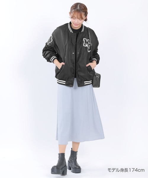 ナイロンスタジャン ブルゾン（スタジャン）｜MARY QUANT（マリー