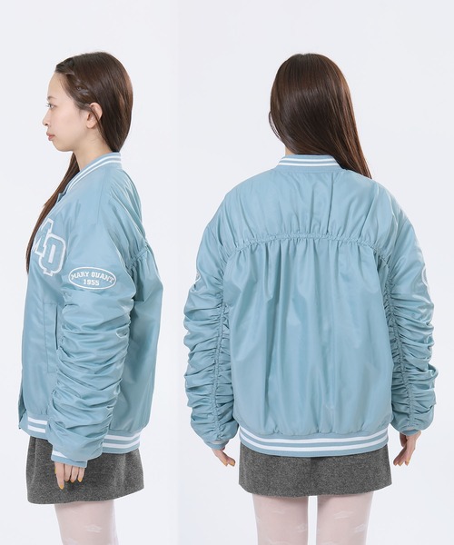 ナイロンスタジャン ブルゾン（スタジャン）｜MARY QUANT（マリー