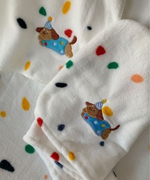 pyornim（ピョルニム）の「【26年春夏新作】【３Pセット】わんちゃんバスタオル×フェイスタオル×タオルキャップ（タオル）」