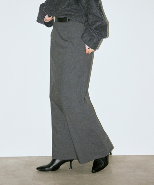 CITYSHOP(シティーショップ)の「《追加2》STRAIGHT スカート(スカート・レディース・チャコールグレー/ブラック・38/36)」の8枚目の写真