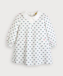 moimoln（モイモルン）の「ブロッサム柄Aライン長袖ワンピース（ワンピース）」