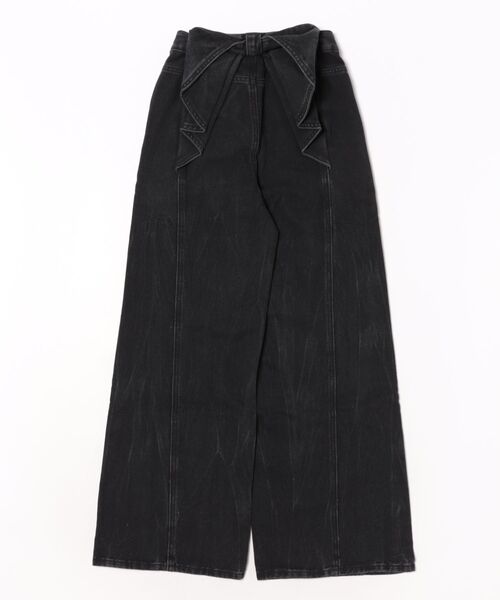 Narcissus（ナルシス）の「バックリボンデニム（デニムパンツ・レディース・ブラック/ホワイト・FREE）」の18枚目の写真
